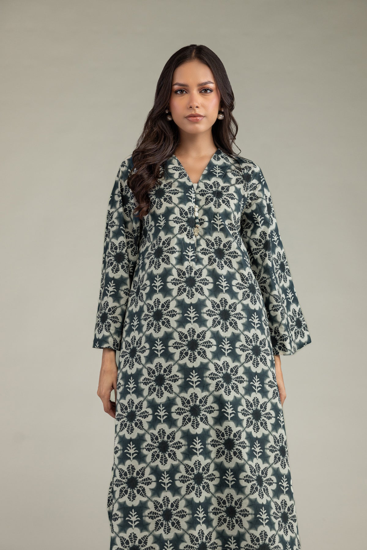 Floral Longline Kurta