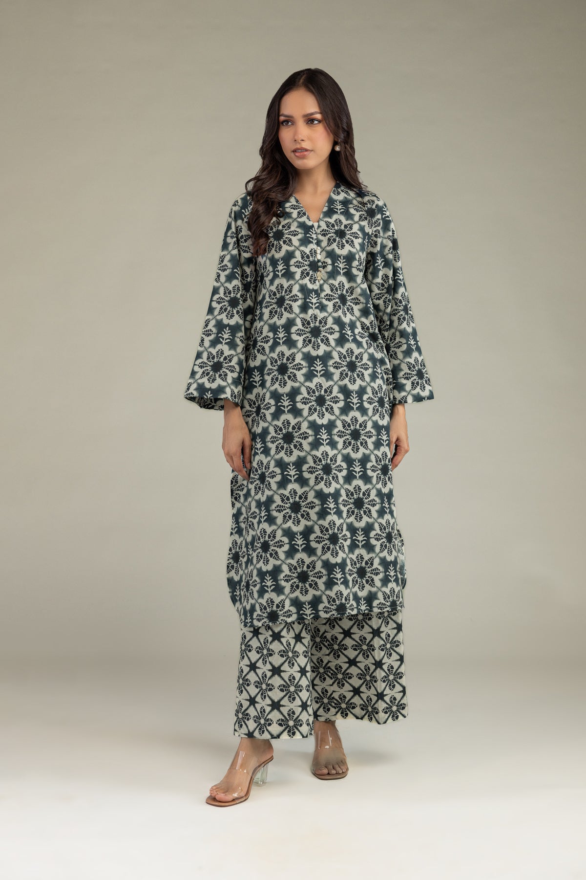 Floral Longline Kurta