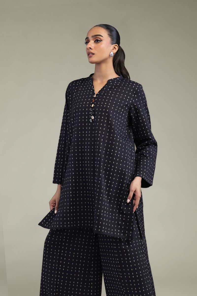 Cotton V-Neck Kurta