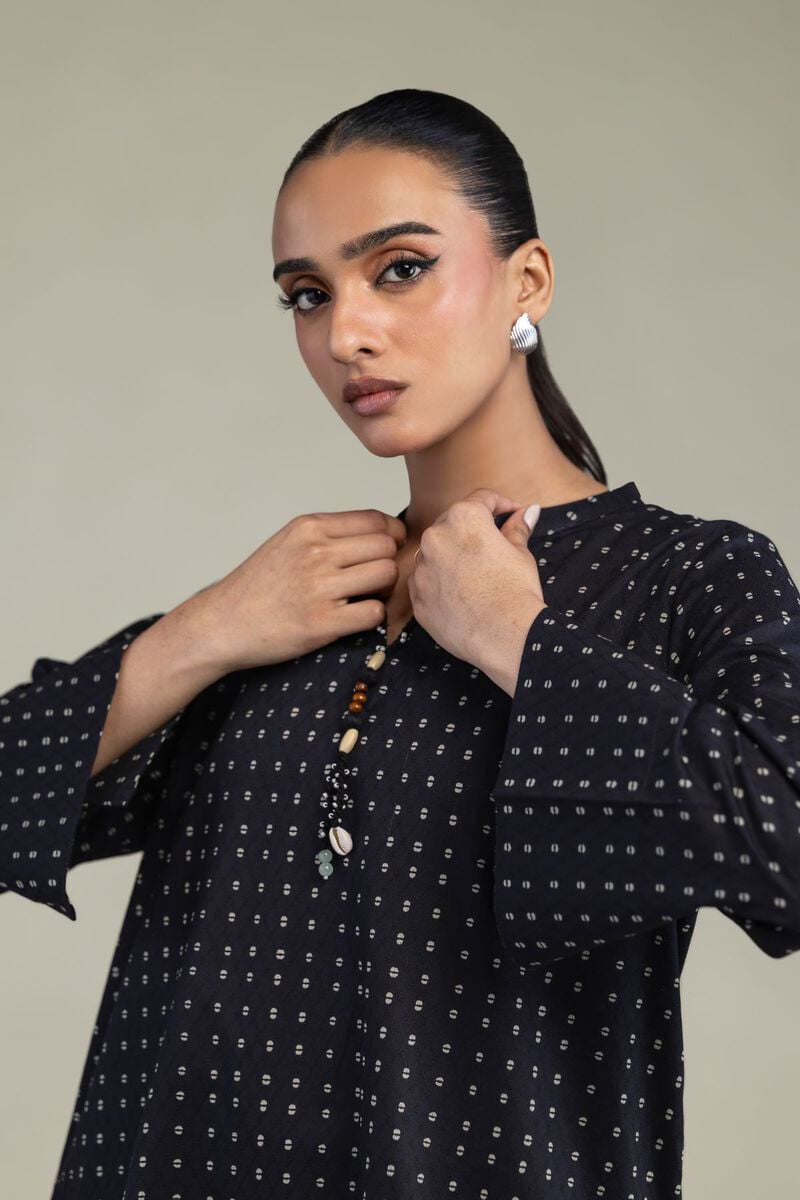 Cotton V-Neck Kurta