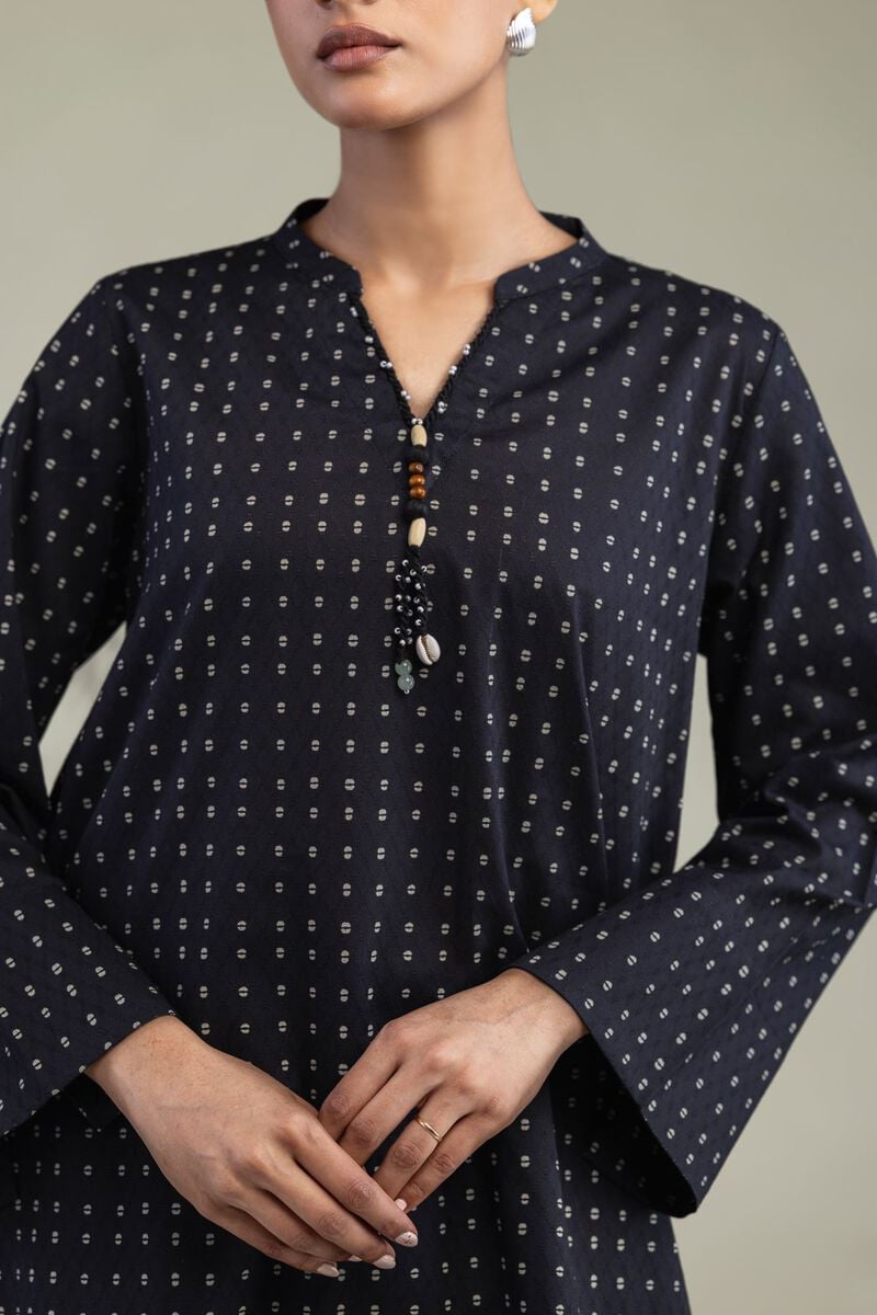 Cotton V-Neck Kurta