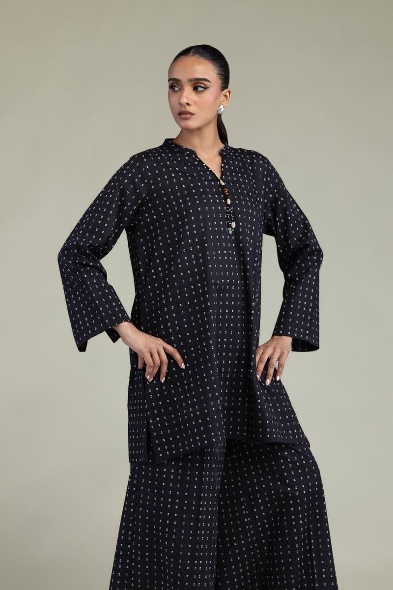 Cotton V-Neck Kurta