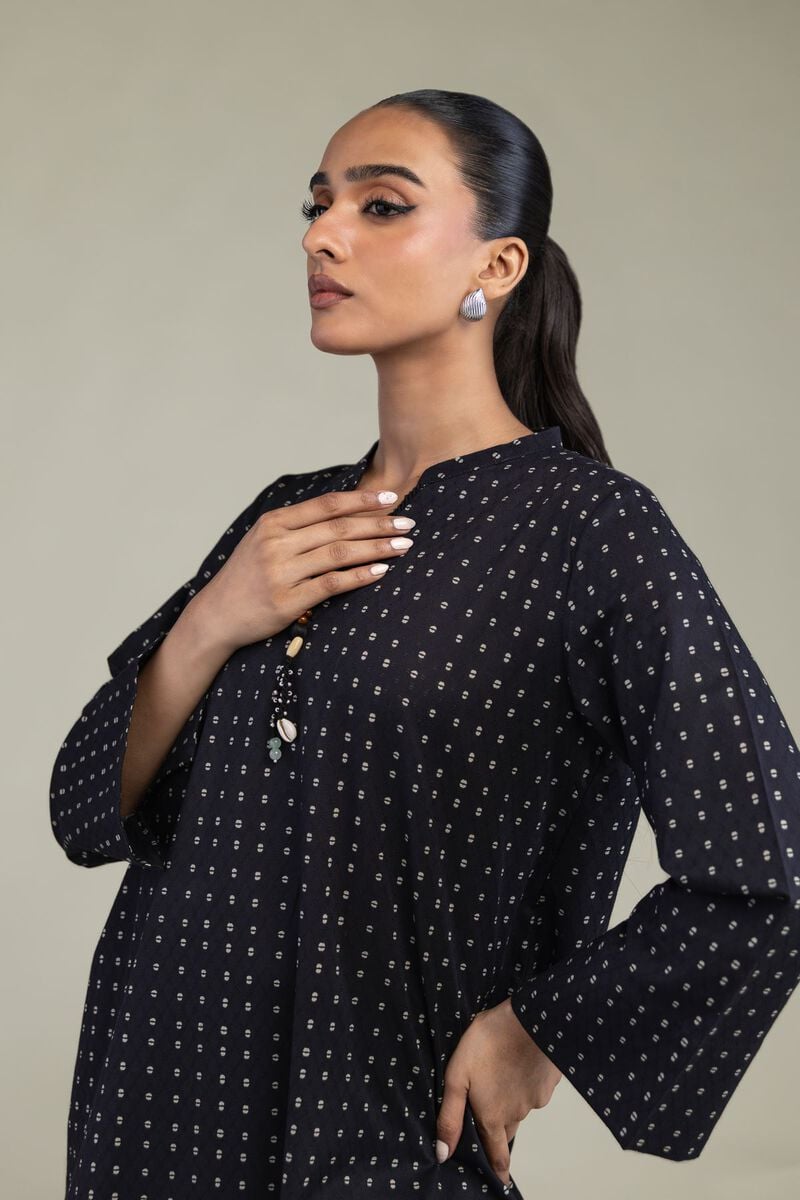 Cotton V-Neck Kurta