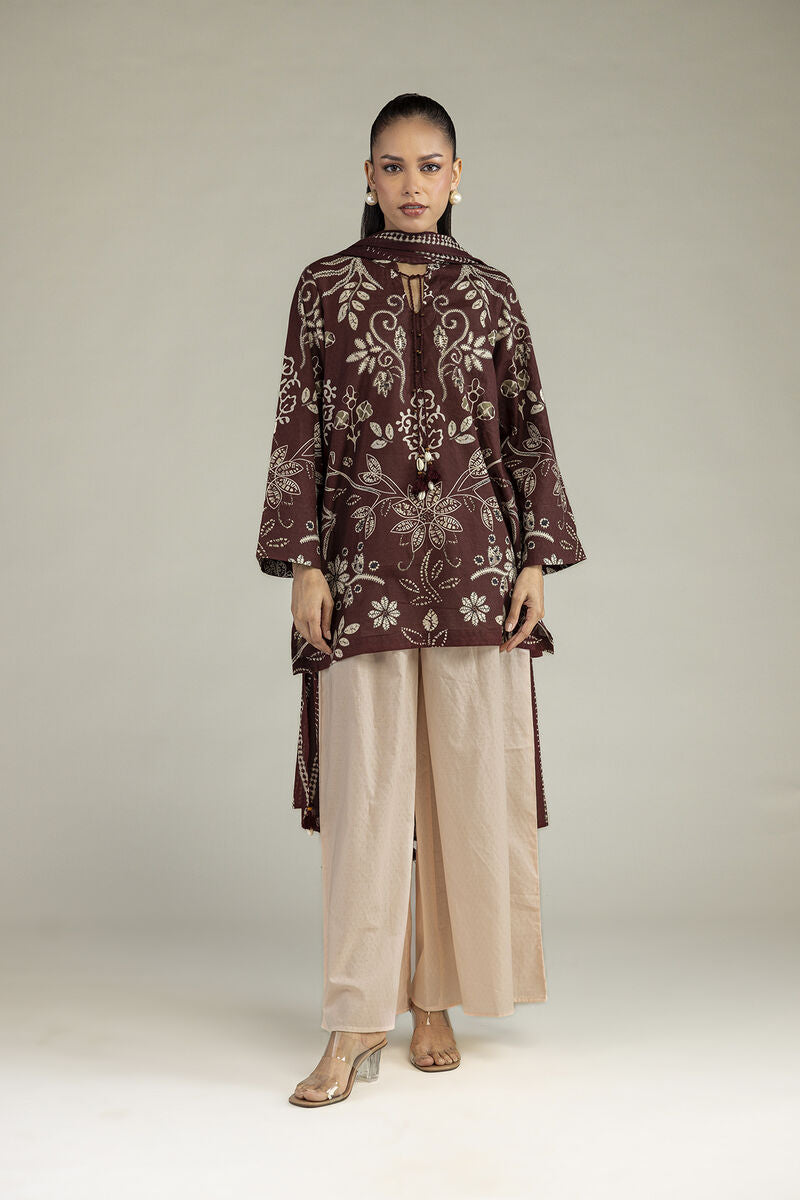 Beige Cotton Pants