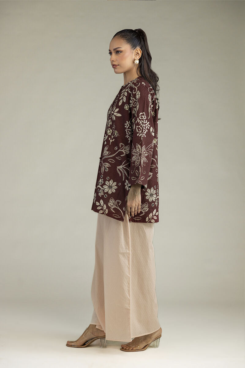 Beige Cotton Pants