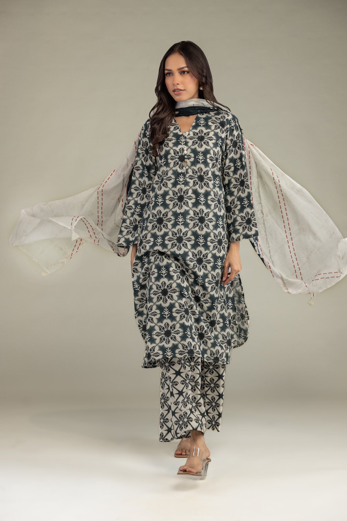 Voile Printed Dupatta