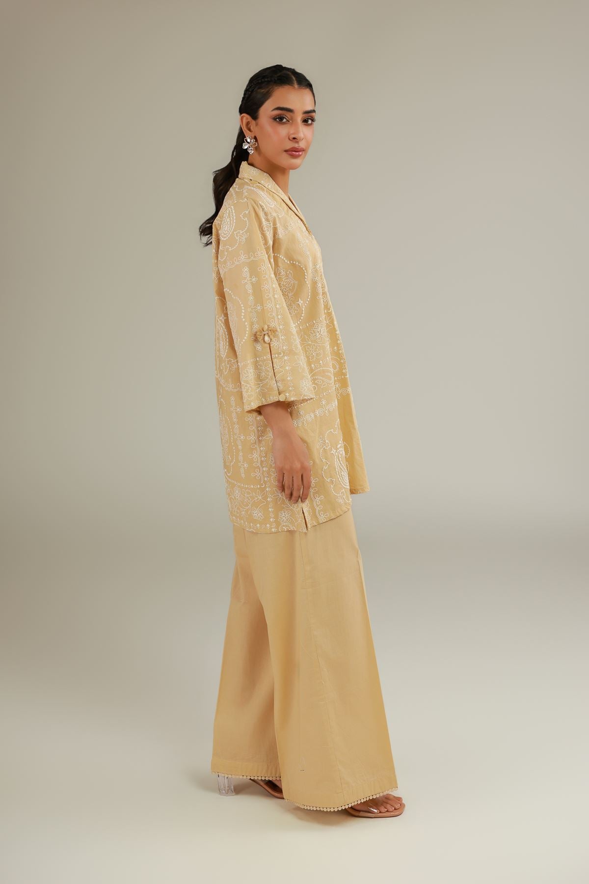 Band Collar Kurta