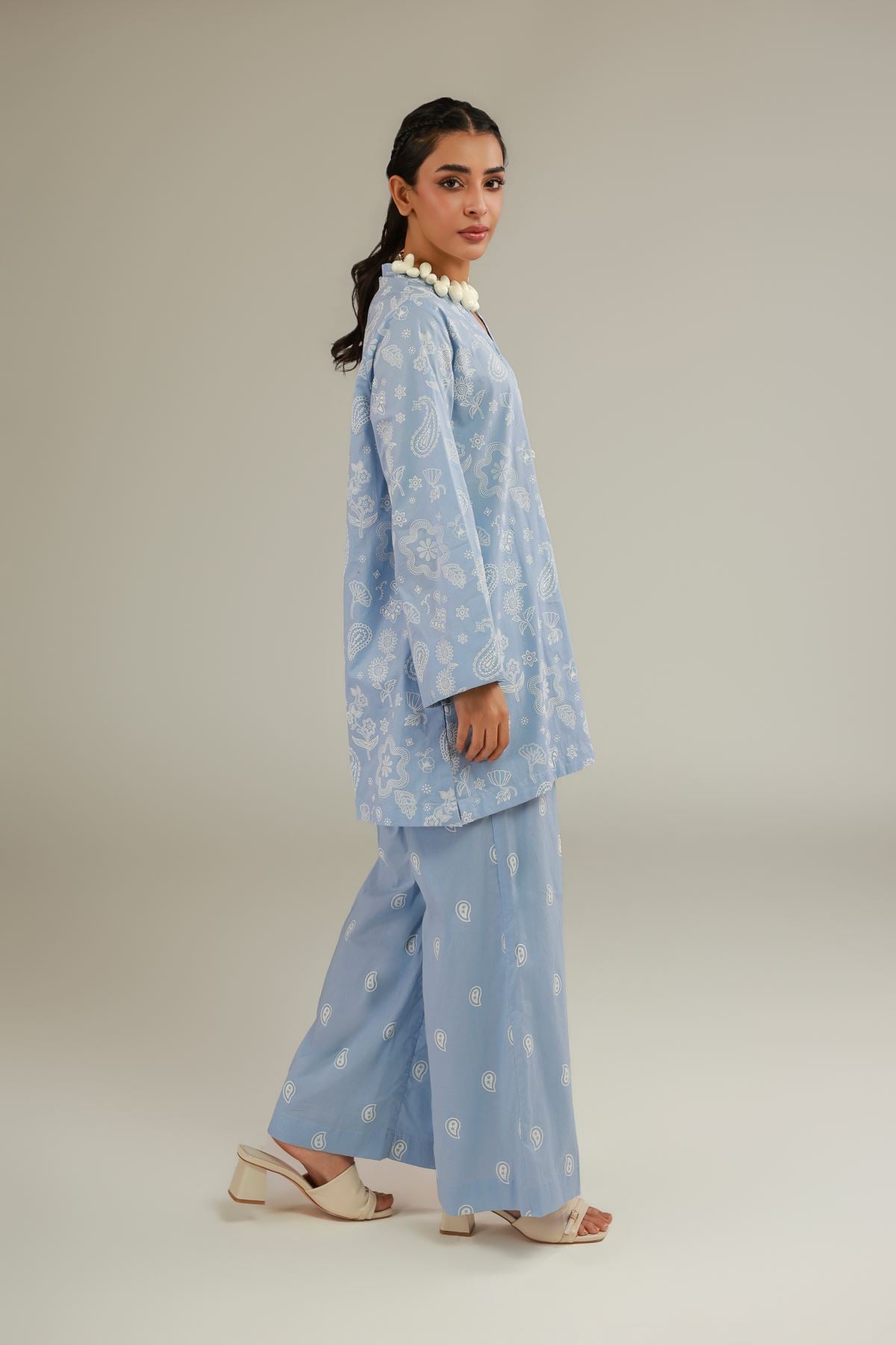 Blue Cambric Pants
