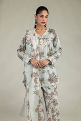 Short Floral Kurta