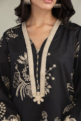 Short Black Kurta