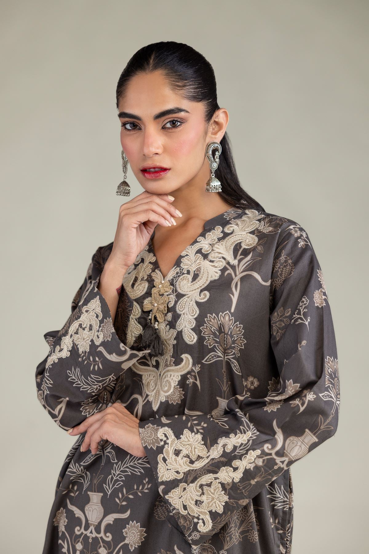 Cambric Longline Kurta