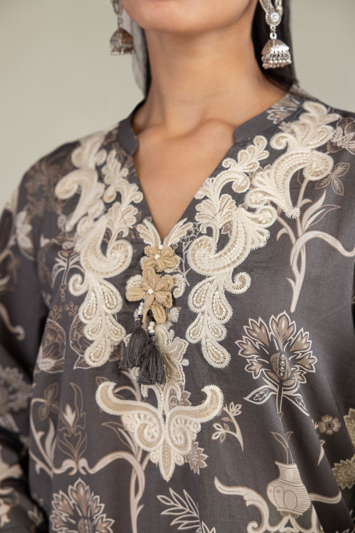 Cambric Longline Kurta