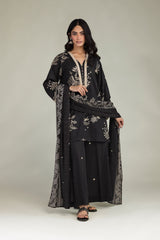 Short Black Kurta