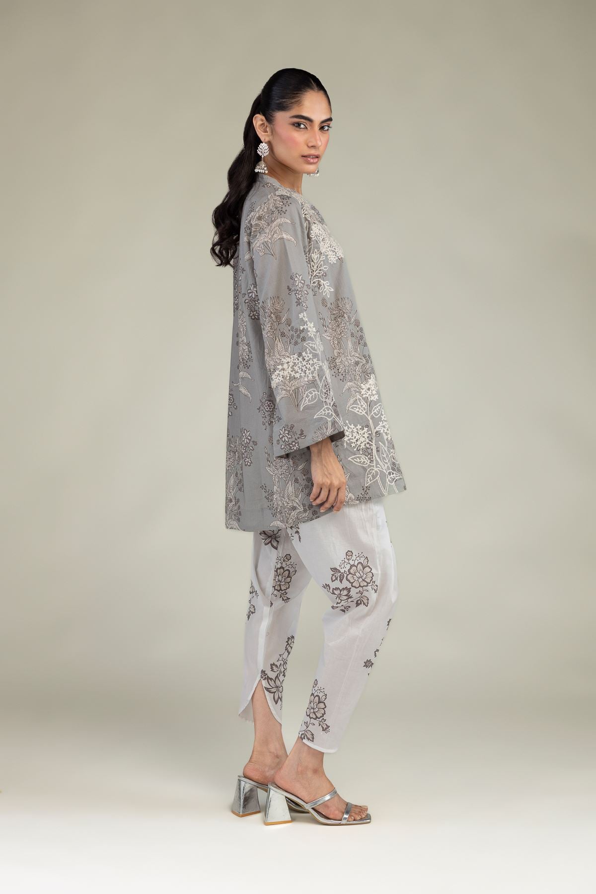Floral Lawn Dupatta
