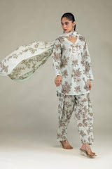 Mint Lawn Dupatta