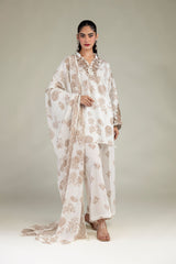 Floral Lawn Dupatta