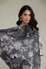 Gray Lawn Dupatta