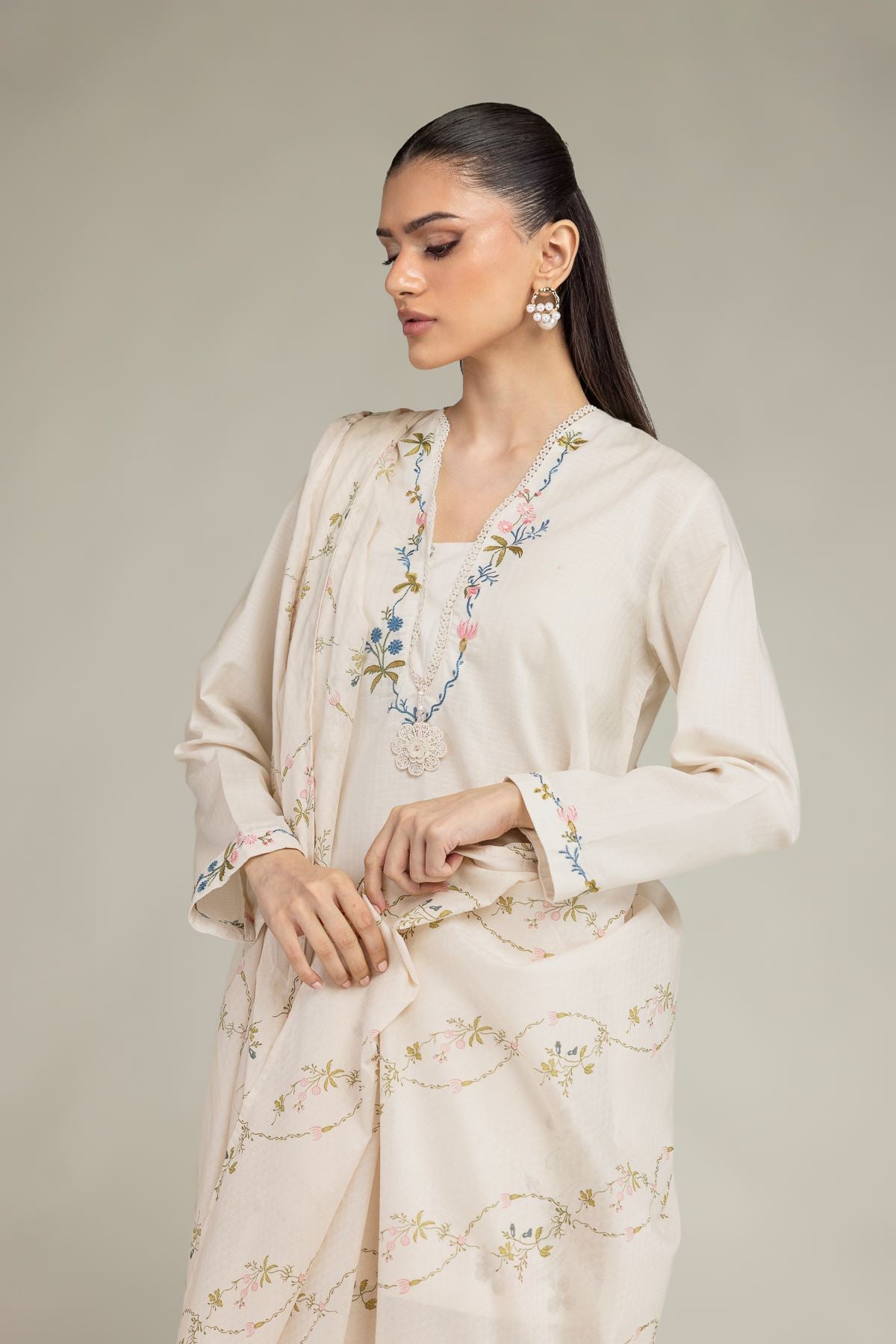 Cotton Net Dupatta