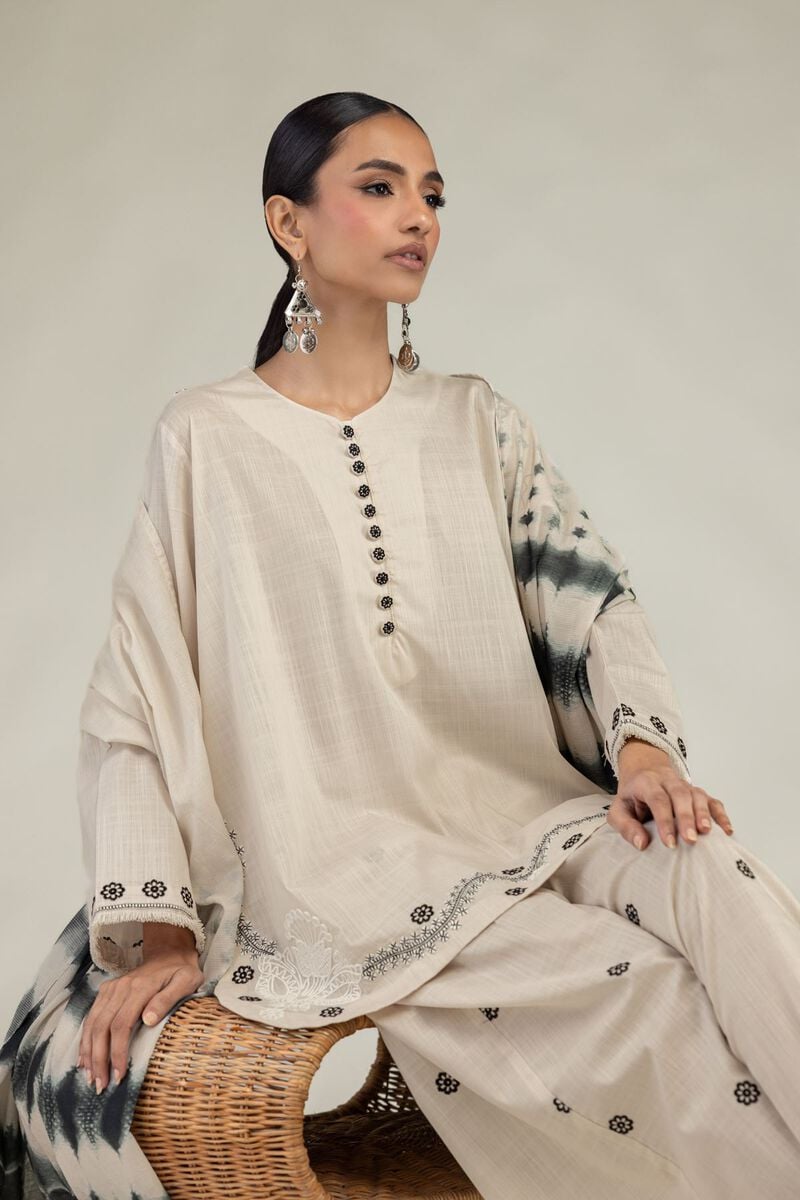 Short Round-Neck Kurta