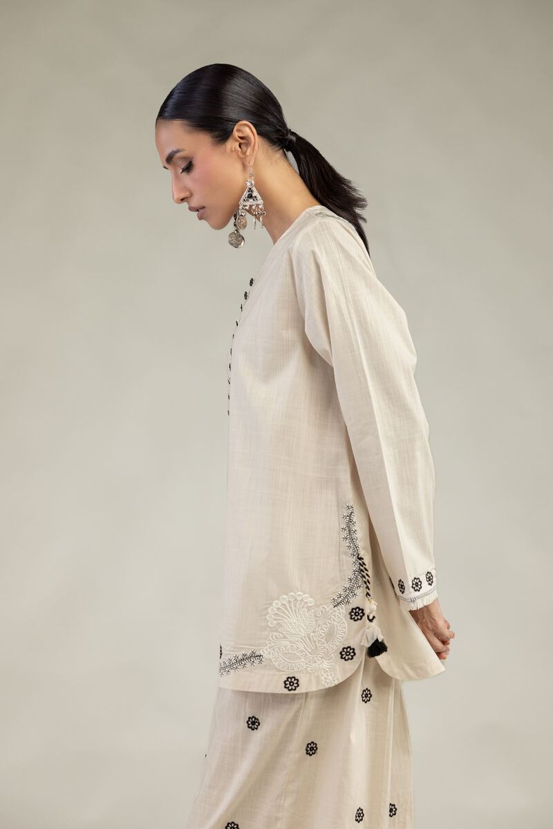 Short Round-Neck Kurta