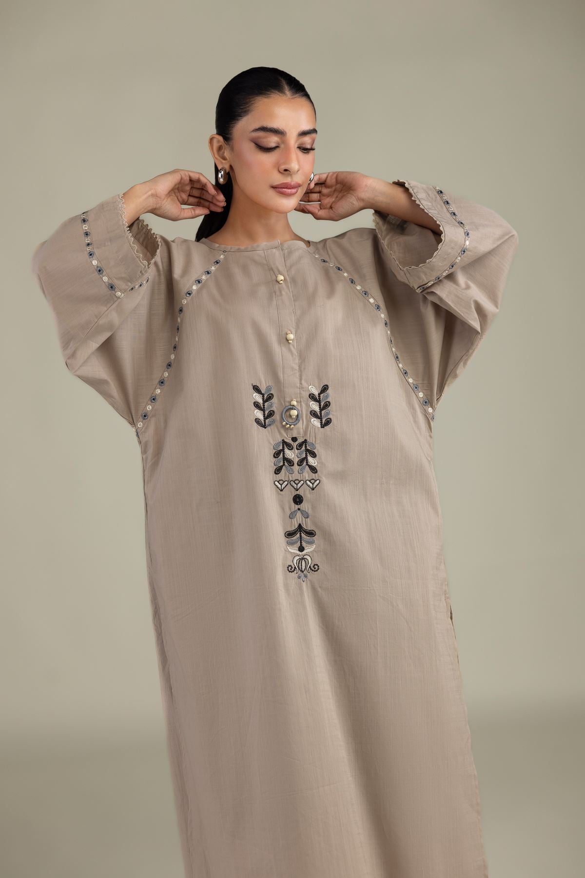Textued Cotton Kurta