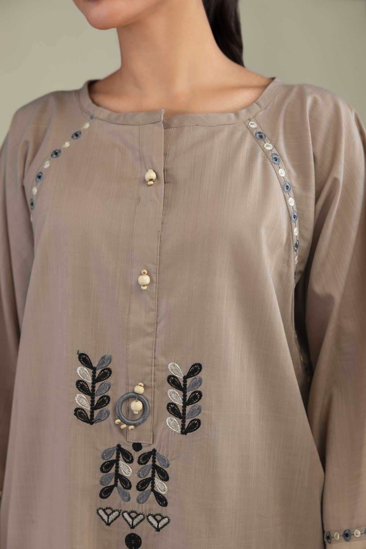 Textued Cotton Kurta