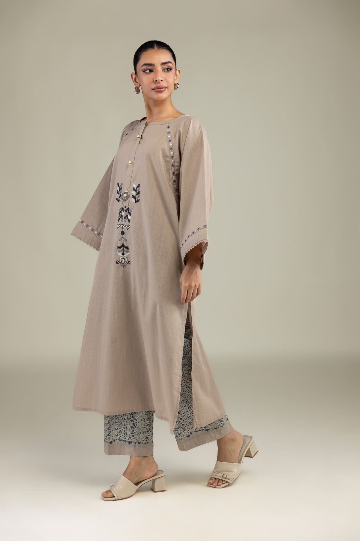 Textued Cotton Kurta