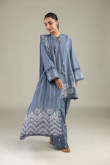 Blue Cotton Kurta