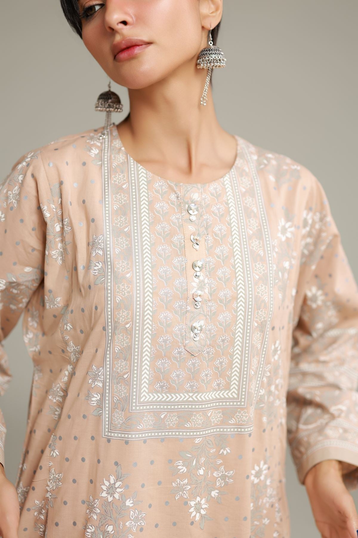 Longline Cambric Kurta