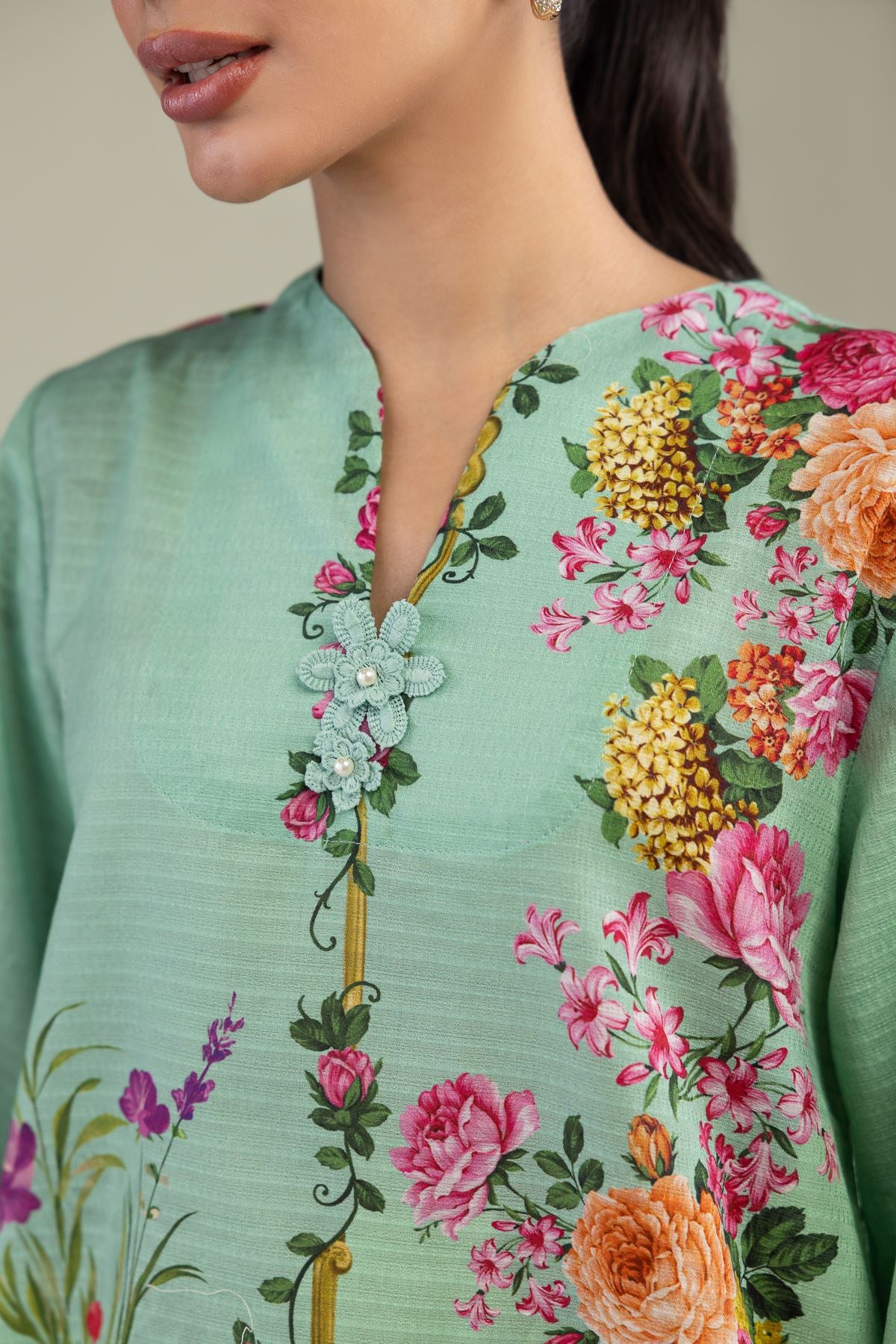 Mint Dobby Kurta