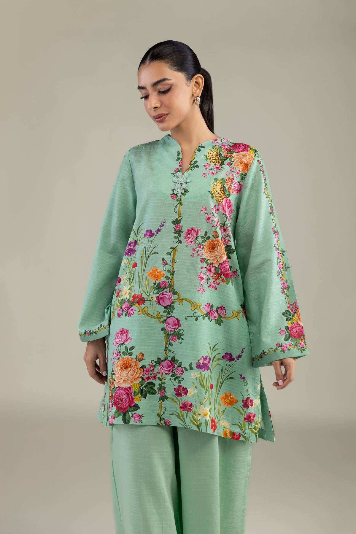 Mint Dobby Kurta