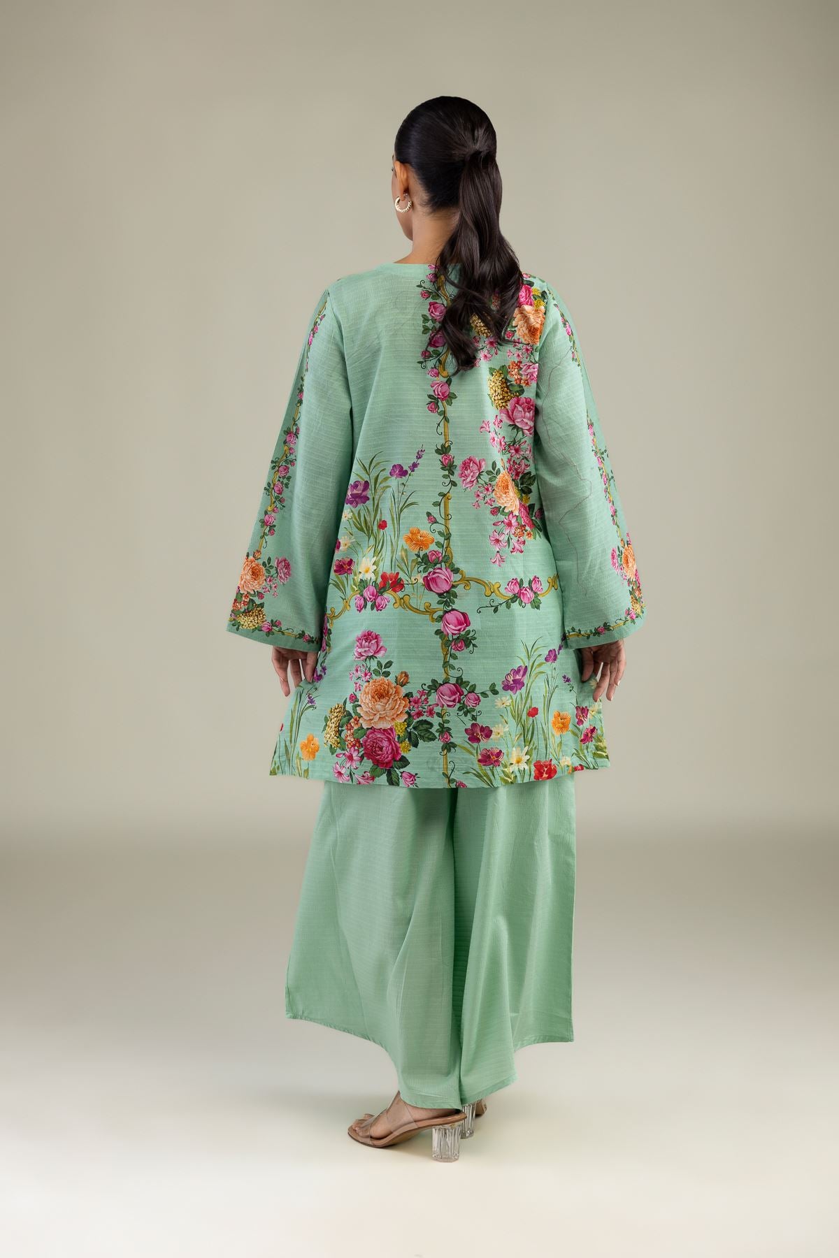Mint Dobby Kurta