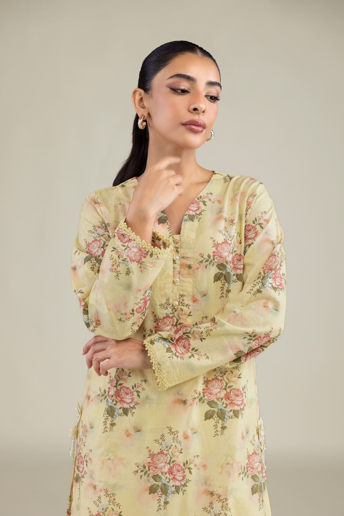 Floral Printed Kurta