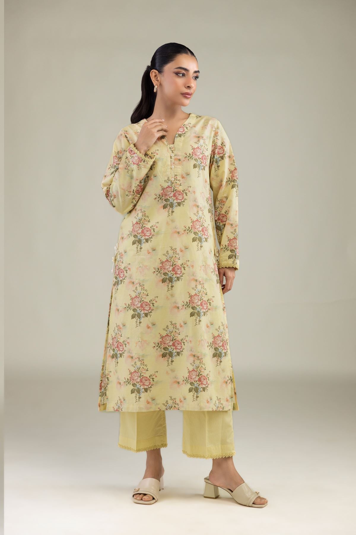 Floral Printed Kurta