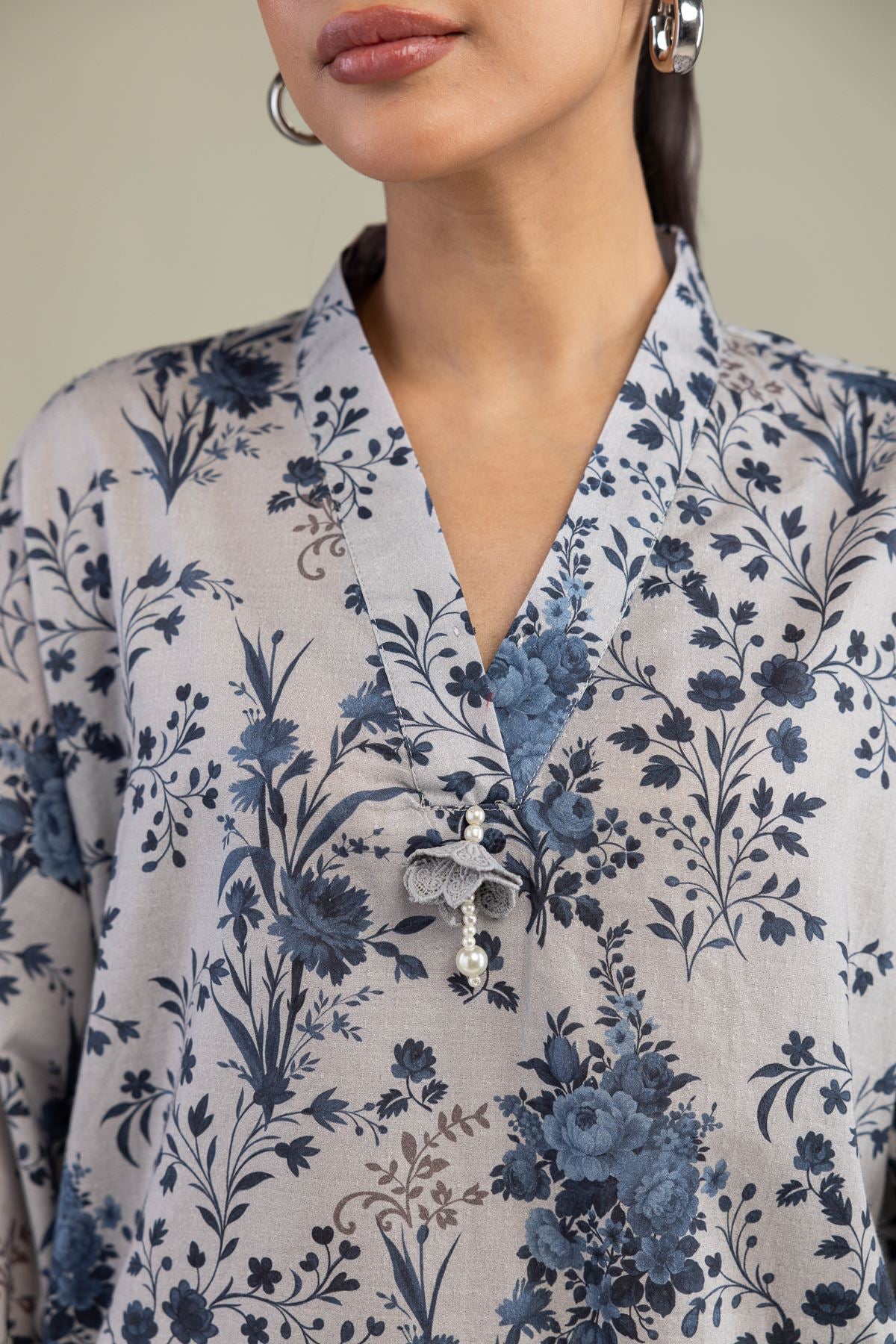 Floral Longline Kurta