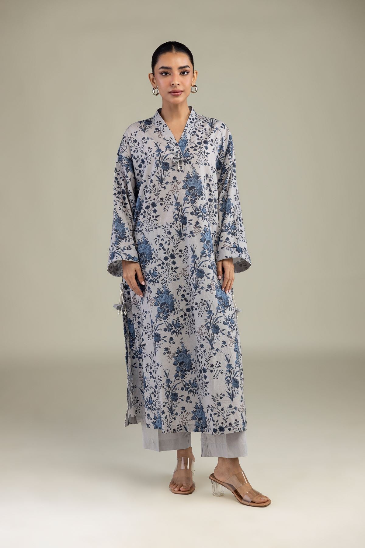 Floral Longline Kurta