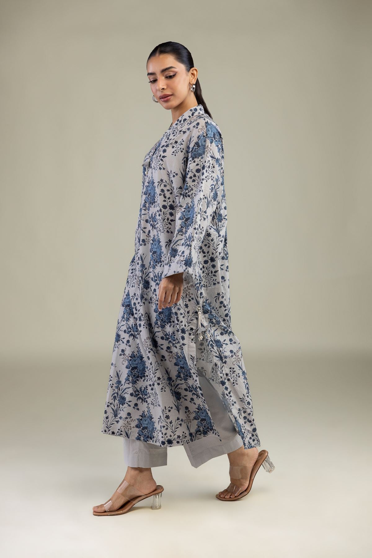 Floral Longline Kurta