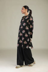 Black Solid Pants