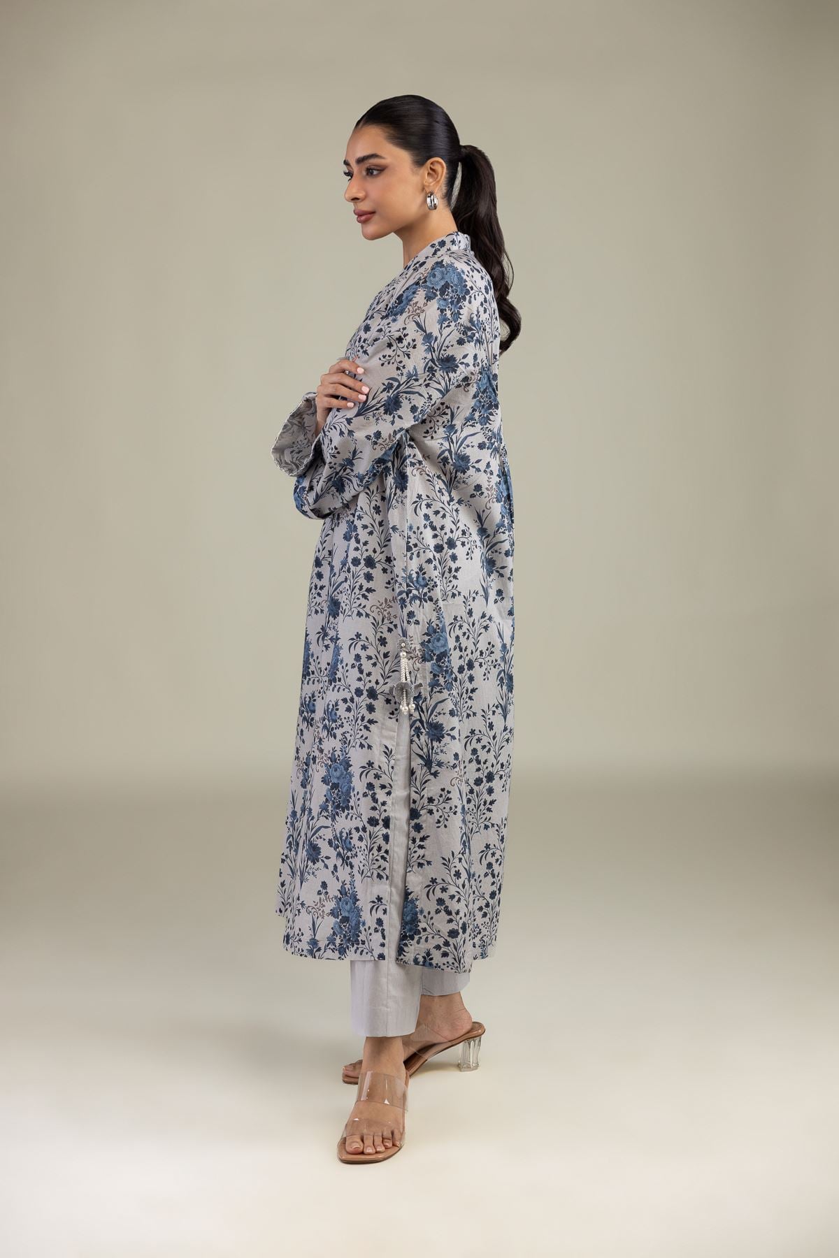 Floral Longline Kurta