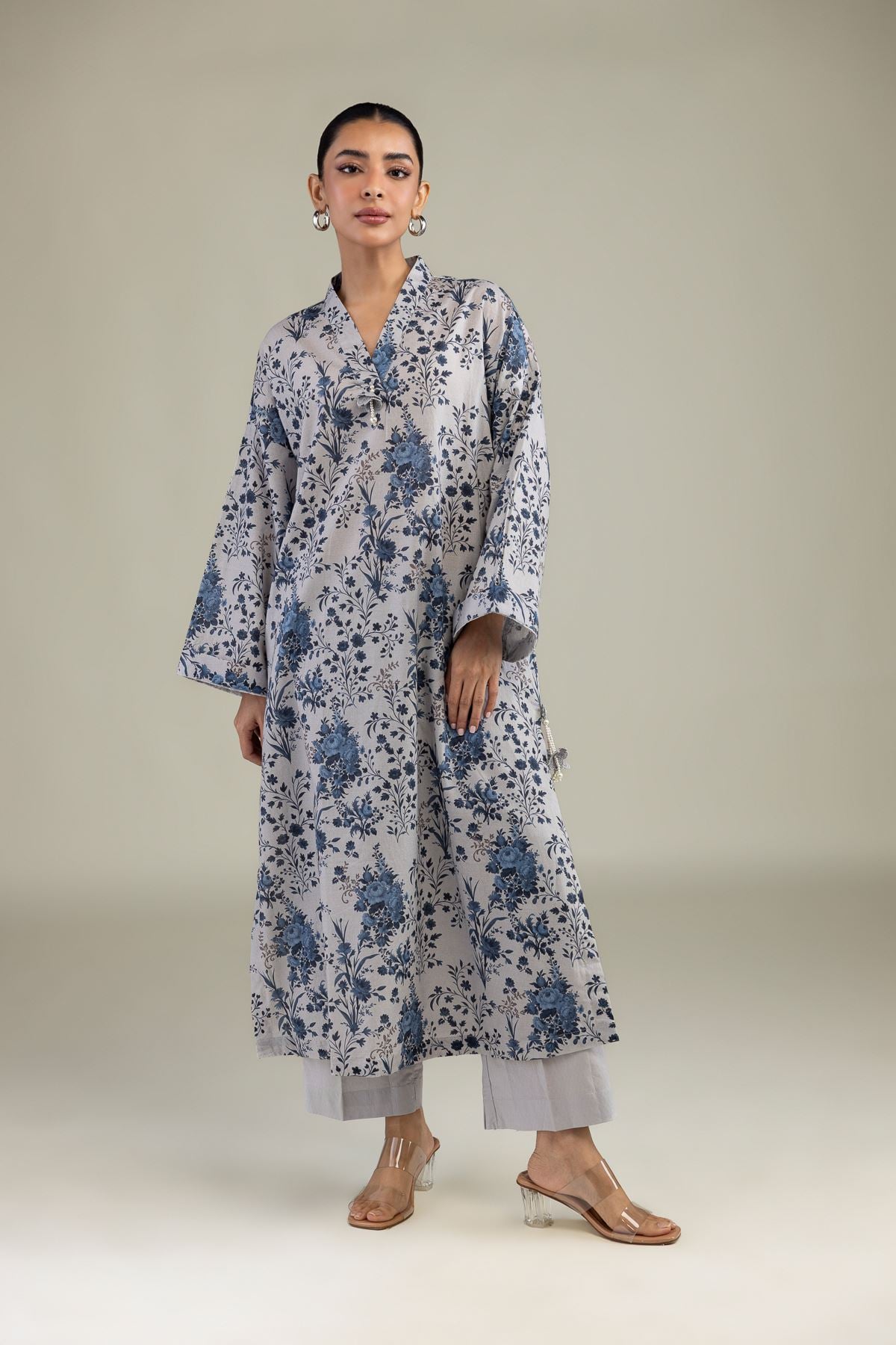 Floral Longline Kurta