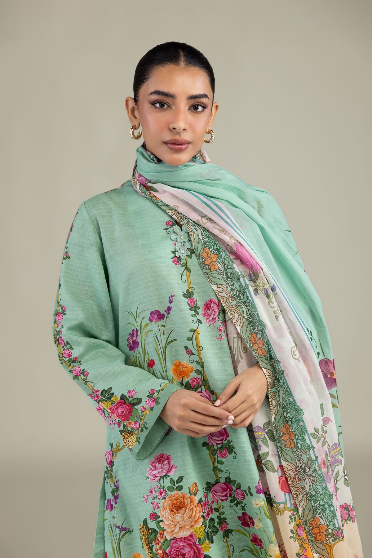 Solid Cotton Pants