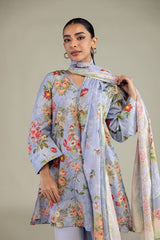 Floral Lawn Dupatta
