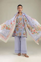 Floral Lawn Dupatta