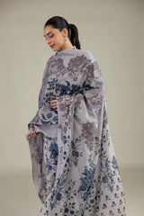 Gray Lawn Dupatta