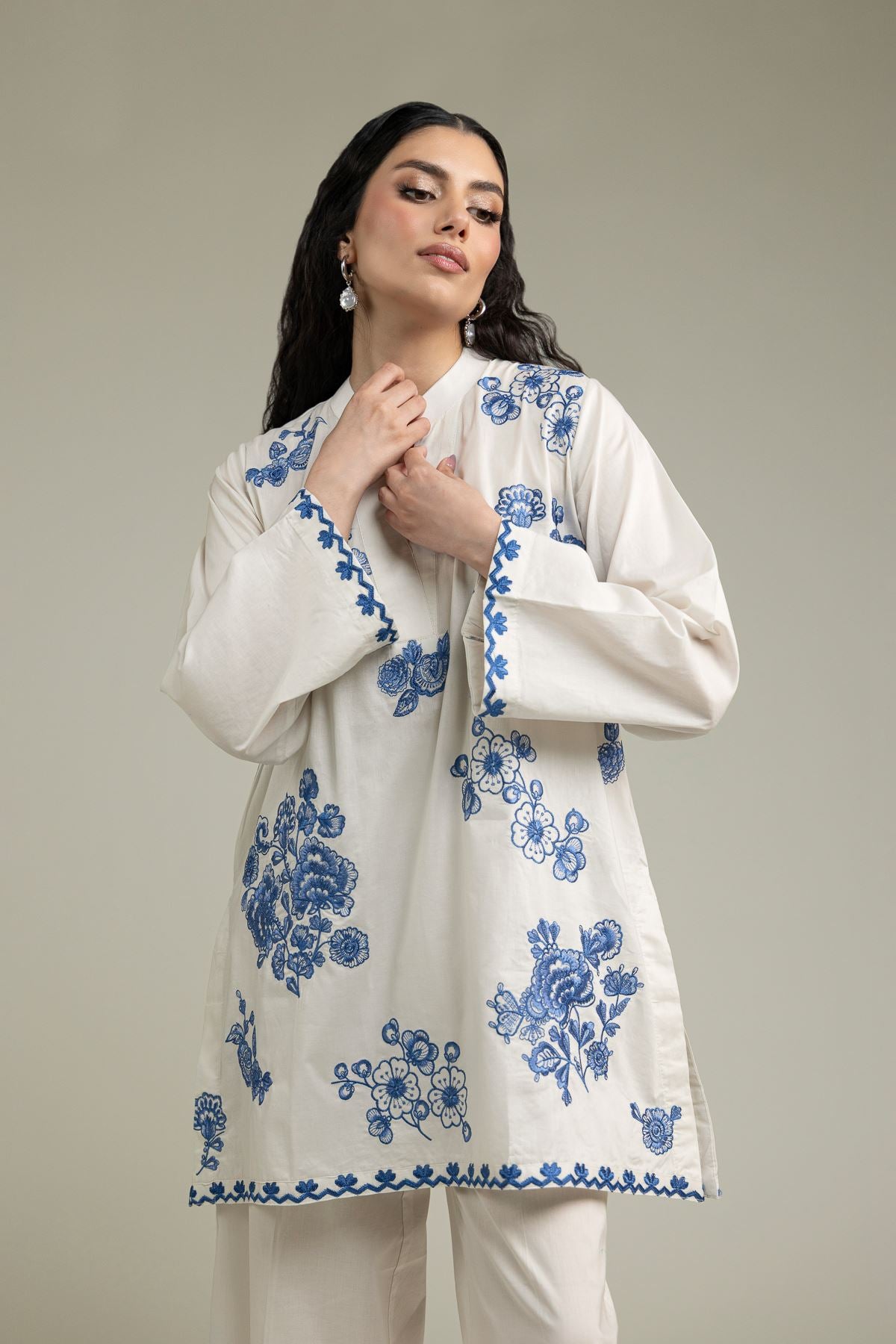 Short Cambric Kurta