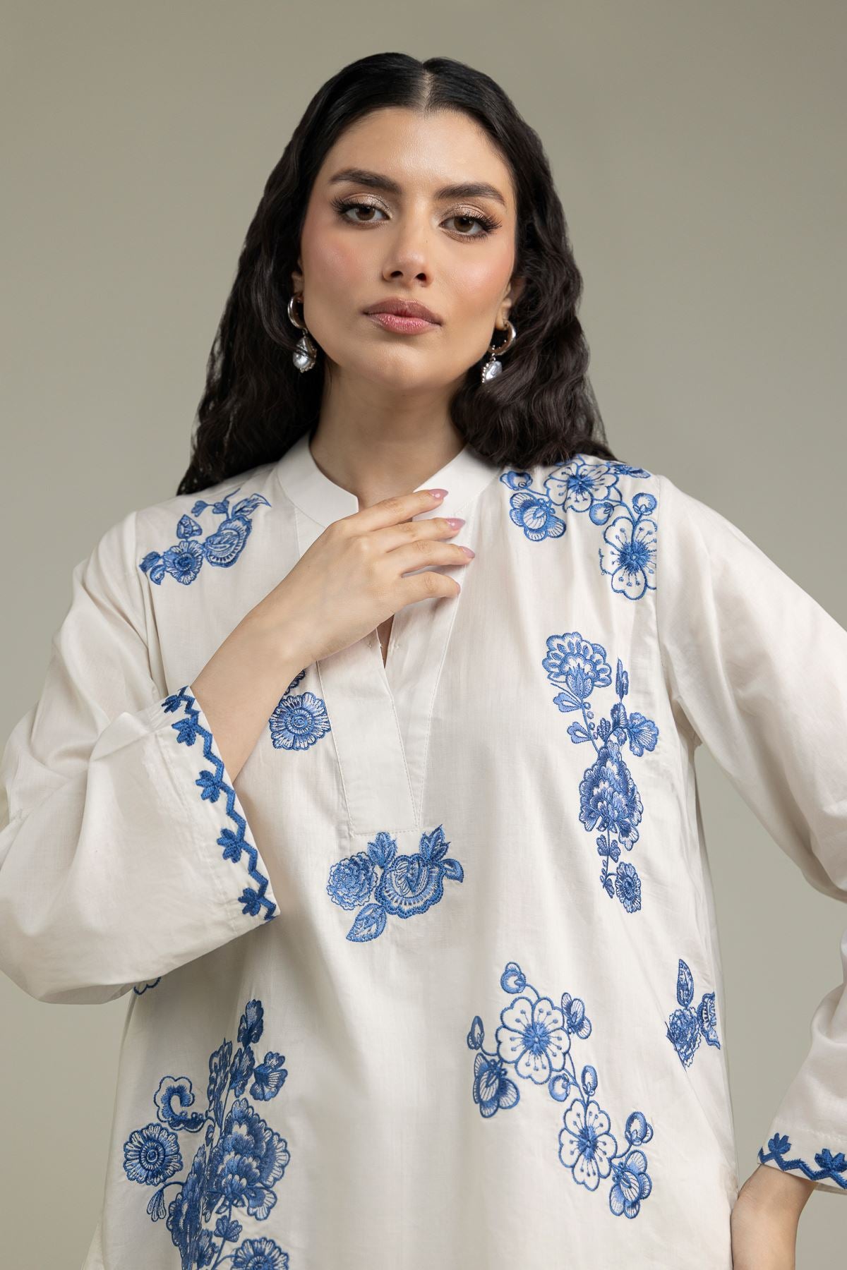 Short Cambric Kurta