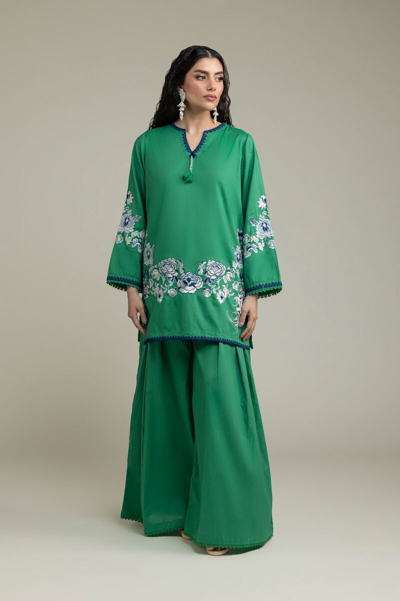 Solid Green Pants