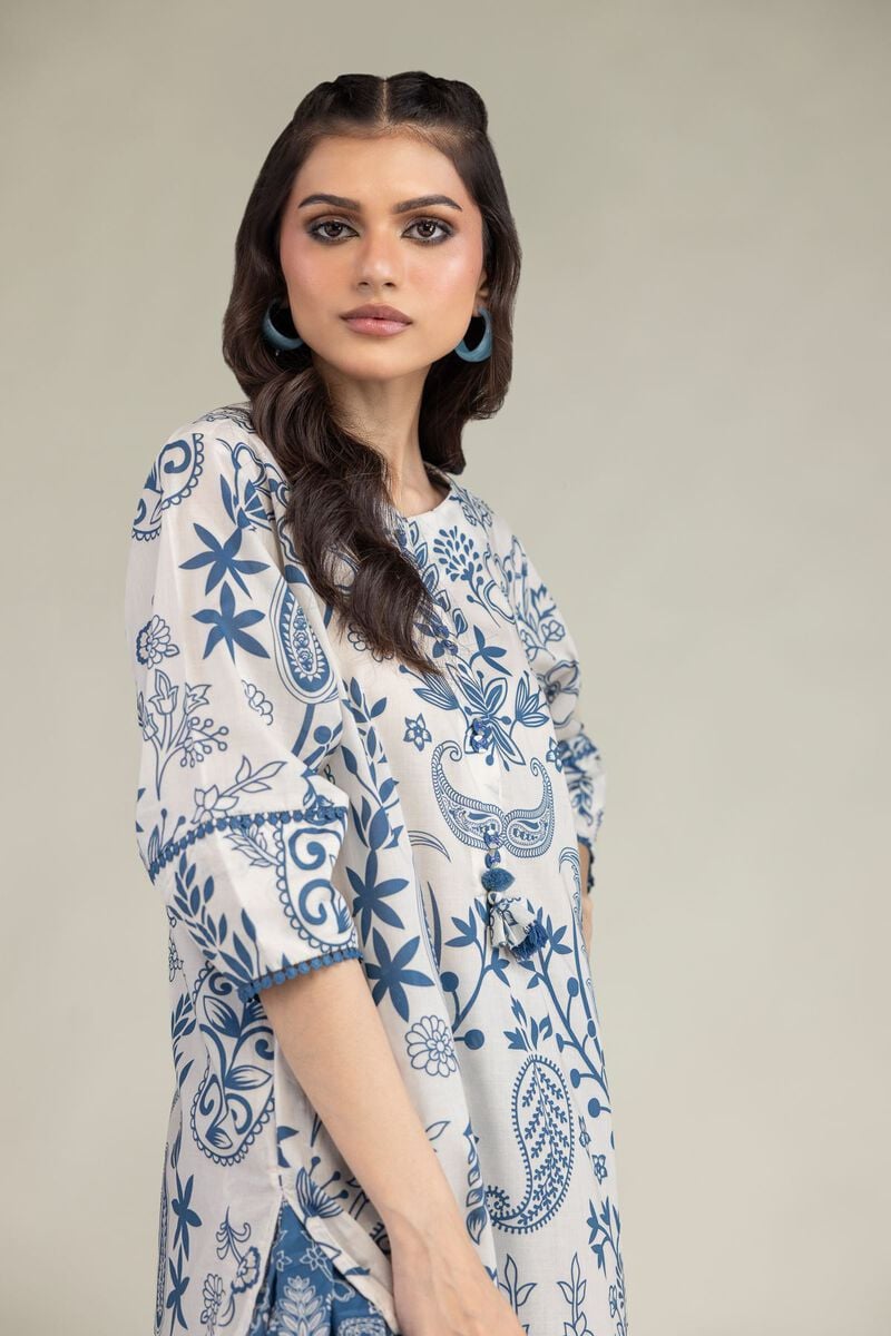 Floral Cambric Kurta