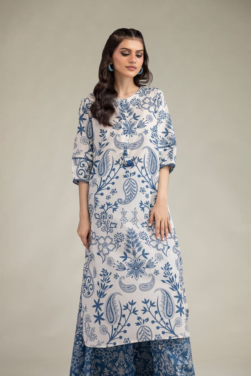 Floral Cambric Kurta