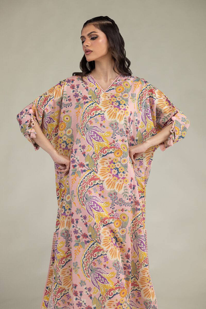 Cambric V-Neck Kurta